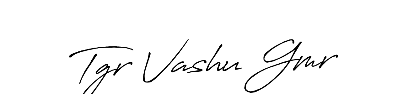 The best way (Antro_Vectra_Bolder) to make a short signature is to pick only two or three words in your name. The name Tgr Vashu Gmr include a total of six letters. For converting this name. Tgr Vashu Gmr signature style 7 images and pictures png