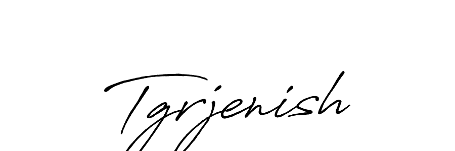 Similarly Antro_Vectra_Bolder is the best handwritten signature design. Signature creator online .You can use it as an online autograph creator for name Tgrjenish. Tgrjenish signature style 7 images and pictures png