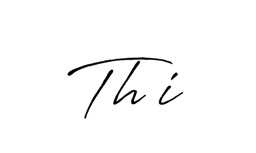 Create a beautiful signature design for name Th i. With this signature (Antro_Vectra_Bolder) fonts, you can make a handwritten signature for free. Th i signature style 7 images and pictures png