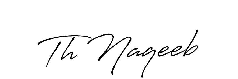 Also we have Th Naqeeb name is the best signature style. Create professional handwritten signature collection using Antro_Vectra_Bolder autograph style. Th Naqeeb signature style 7 images and pictures png