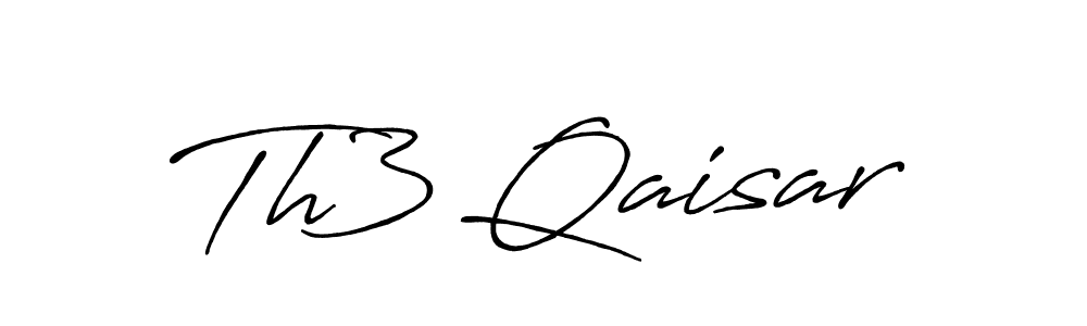 How to make Th3 Qaisar signature? Antro_Vectra_Bolder is a professional autograph style. Create handwritten signature for Th3 Qaisar name. Th3 Qaisar signature style 7 images and pictures png