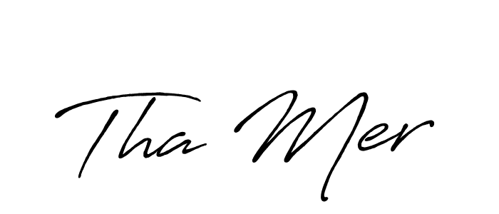 Also we have Tha Mer name is the best signature style. Create professional handwritten signature collection using Antro_Vectra_Bolder autograph style. Tha Mer signature style 7 images and pictures png