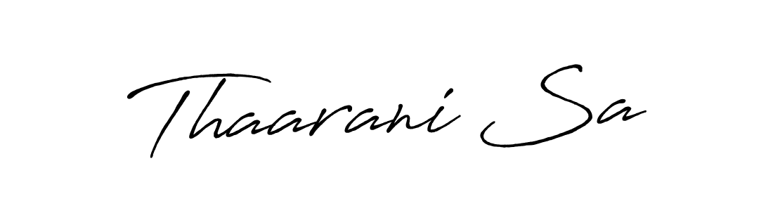 It looks lik you need a new signature style for name Thaarani Sa. Design unique handwritten (Antro_Vectra_Bolder) signature with our free signature maker in just a few clicks. Thaarani Sa signature style 7 images and pictures png