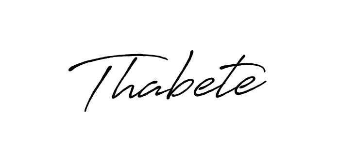 Use a signature maker to create a handwritten signature online. With this signature software, you can design (Antro_Vectra_Bolder) your own signature for name Thabete. Thabete signature style 7 images and pictures png