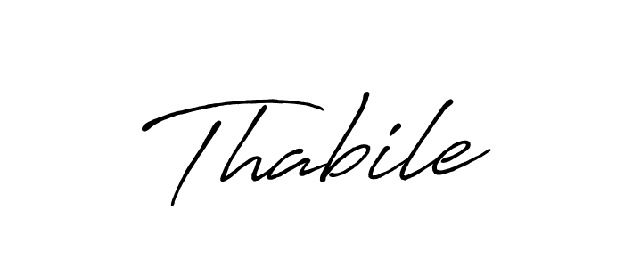 Also we have Thabile name is the best signature style. Create professional handwritten signature collection using Antro_Vectra_Bolder autograph style. Thabile signature style 7 images and pictures png