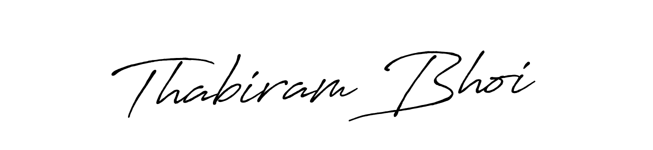 Thabiram Bhoi stylish signature style. Best Handwritten Sign (Antro_Vectra_Bolder) for my name. Handwritten Signature Collection Ideas for my name Thabiram Bhoi. Thabiram Bhoi signature style 7 images and pictures png