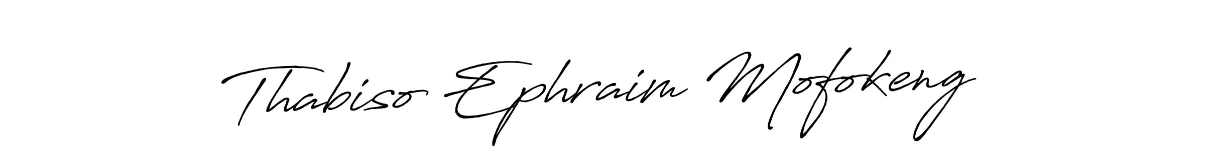 Make a beautiful signature design for name Thabiso Ephraim Mofokeng. Use this online signature maker to create a handwritten signature for free. Thabiso Ephraim Mofokeng signature style 7 images and pictures png