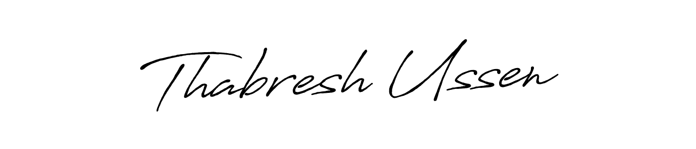 This is the best signature style for the Thabresh Ussen name. Also you like these signature font (Antro_Vectra_Bolder). Mix name signature. Thabresh Ussen signature style 7 images and pictures png