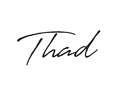 The best way (Antro_Vectra_Bolder) to make a short signature is to pick only two or three words in your name. The name Thad include a total of six letters. For converting this name. Thad signature style 7 images and pictures png