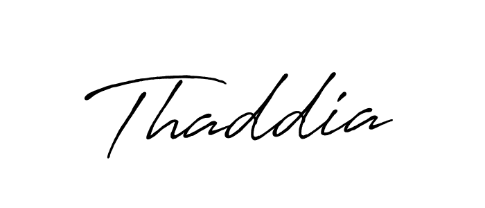The best way (Antro_Vectra_Bolder) to make a short signature is to pick only two or three words in your name. The name Thaddia include a total of six letters. For converting this name. Thaddia signature style 7 images and pictures png
