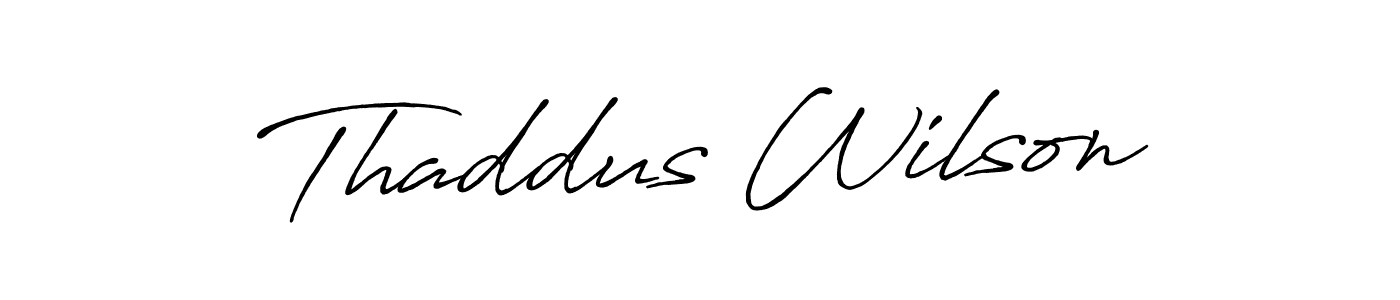 Also we have Thaddus Wilson name is the best signature style. Create professional handwritten signature collection using Antro_Vectra_Bolder autograph style. Thaddus Wilson signature style 7 images and pictures png