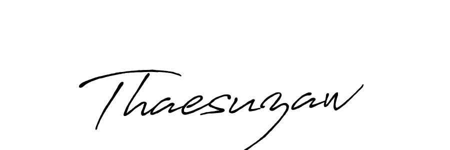 if you are searching for the best signature style for your name Thaesuzaw. so please give up your signature search. here we have designed multiple signature styles  using Antro_Vectra_Bolder. Thaesuzaw signature style 7 images and pictures png