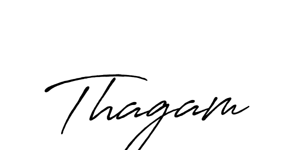 It looks lik you need a new signature style for name Thagam. Design unique handwritten (Antro_Vectra_Bolder) signature with our free signature maker in just a few clicks. Thagam signature style 7 images and pictures png