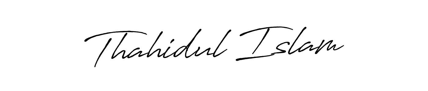 Make a beautiful signature design for name Thahidul Islam. Use this online signature maker to create a handwritten signature for free. Thahidul Islam signature style 7 images and pictures png