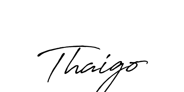 Use a signature maker to create a handwritten signature online. With this signature software, you can design (Antro_Vectra_Bolder) your own signature for name Thaigo. Thaigo signature style 7 images and pictures png