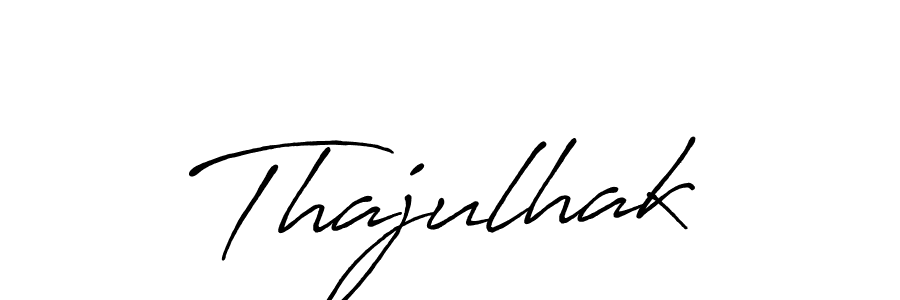 Make a beautiful signature design for name Thajulhak. Use this online signature maker to create a handwritten signature for free. Thajulhak signature style 7 images and pictures png