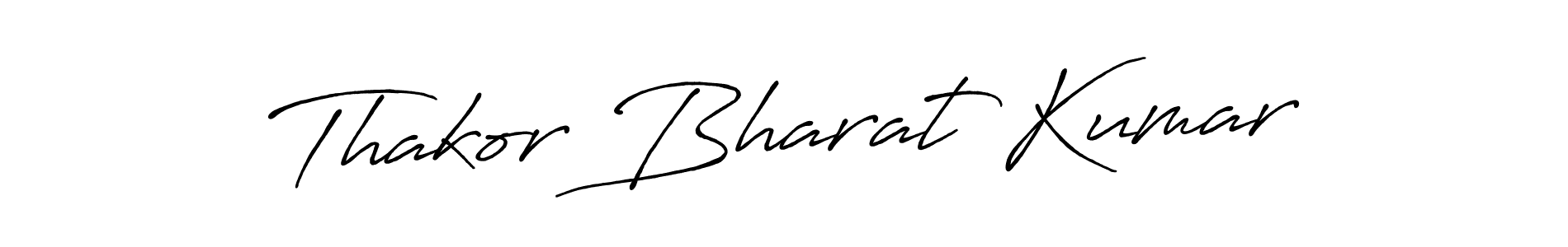 Antro_Vectra_Bolder is a professional signature style that is perfect for those who want to add a touch of class to their signature. It is also a great choice for those who want to make their signature more unique. Get Thakor Bharat Kumar name to fancy signature for free. Thakor Bharat Kumar signature style 7 images and pictures png
