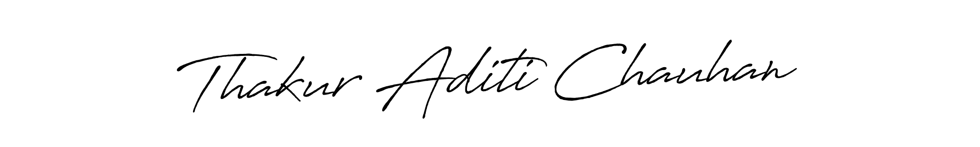 Also we have Thakur Aditi Chauhan name is the best signature style. Create professional handwritten signature collection using Antro_Vectra_Bolder autograph style. Thakur Aditi Chauhan signature style 7 images and pictures png