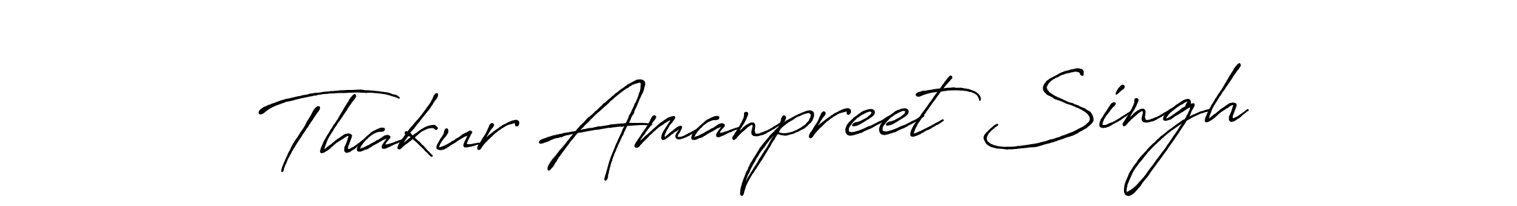 Also we have Thakur Amanpreet Singh name is the best signature style. Create professional handwritten signature collection using Antro_Vectra_Bolder autograph style. Thakur Amanpreet Singh signature style 7 images and pictures png