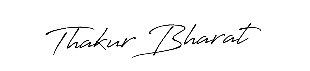 How to make Thakur Bharat name signature. Use Antro_Vectra_Bolder style for creating short signs online. This is the latest handwritten sign. Thakur Bharat signature style 7 images and pictures png