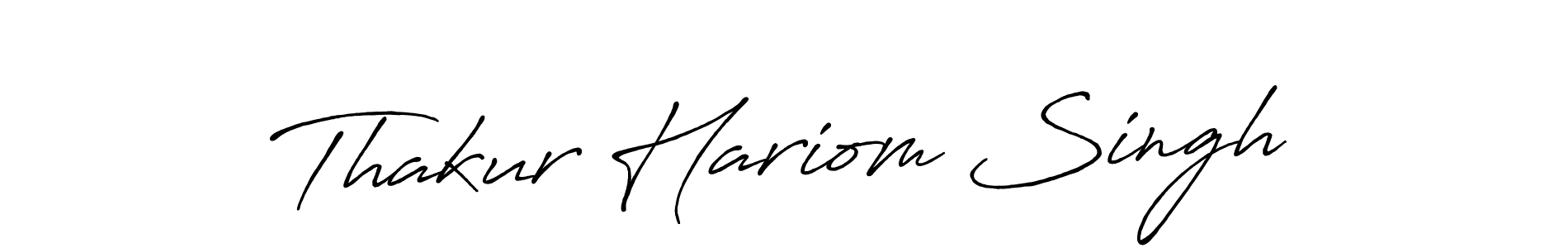 It looks lik you need a new signature style for name Thakur Hariom Singh. Design unique handwritten (Antro_Vectra_Bolder) signature with our free signature maker in just a few clicks. Thakur Hariom Singh signature style 7 images and pictures png