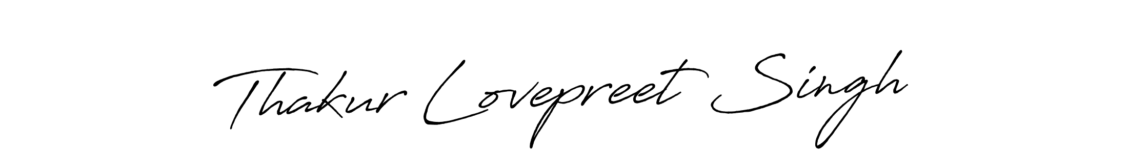 Also we have Thakur Lovepreet Singh name is the best signature style. Create professional handwritten signature collection using Antro_Vectra_Bolder autograph style. Thakur Lovepreet Singh signature style 7 images and pictures png