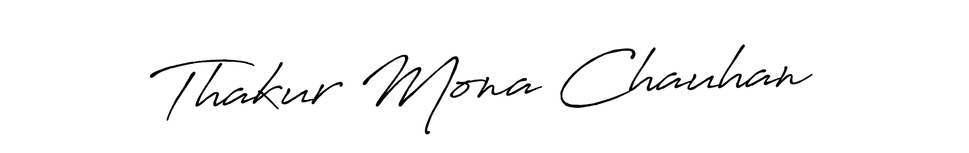 Also we have Thakur Mona Chauhan name is the best signature style. Create professional handwritten signature collection using Antro_Vectra_Bolder autograph style. Thakur Mona Chauhan signature style 7 images and pictures png