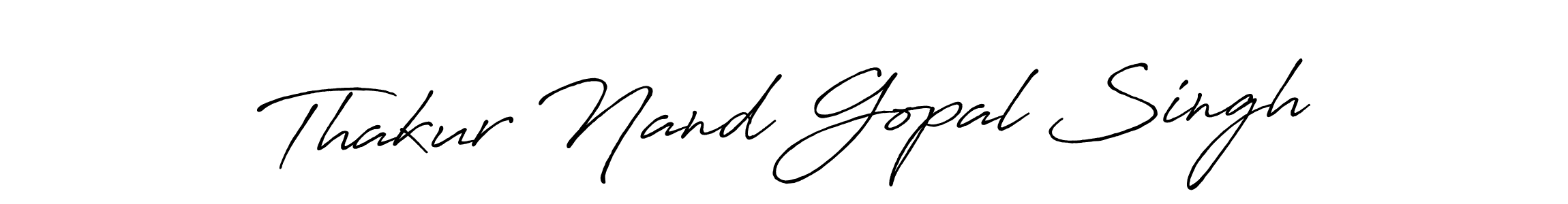 Make a beautiful signature design for name Thakur Nand Gopal Singh. Use this online signature maker to create a handwritten signature for free. Thakur Nand Gopal Singh signature style 7 images and pictures png