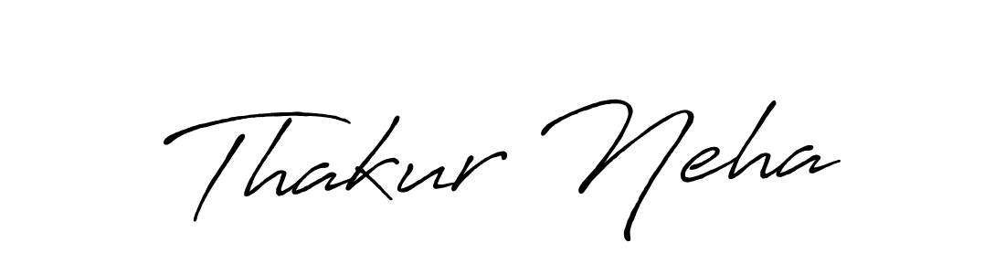 Thakur Neha stylish signature style. Best Handwritten Sign (Antro_Vectra_Bolder) for my name. Handwritten Signature Collection Ideas for my name Thakur Neha. Thakur Neha signature style 7 images and pictures png