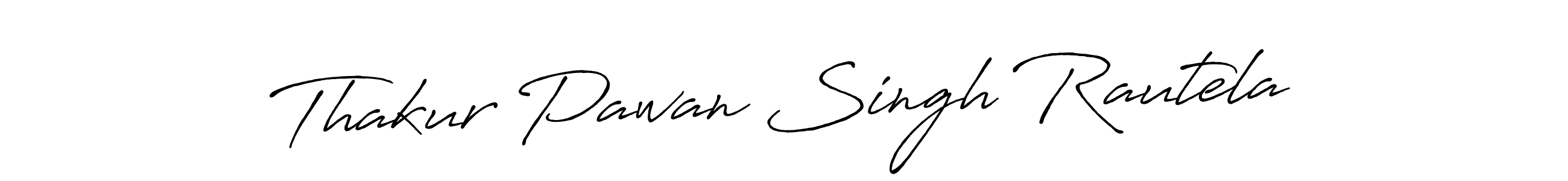 Create a beautiful signature design for name Thakur Pawan Singh Rautela. With this signature (Antro_Vectra_Bolder) fonts, you can make a handwritten signature for free. Thakur Pawan Singh Rautela signature style 7 images and pictures png