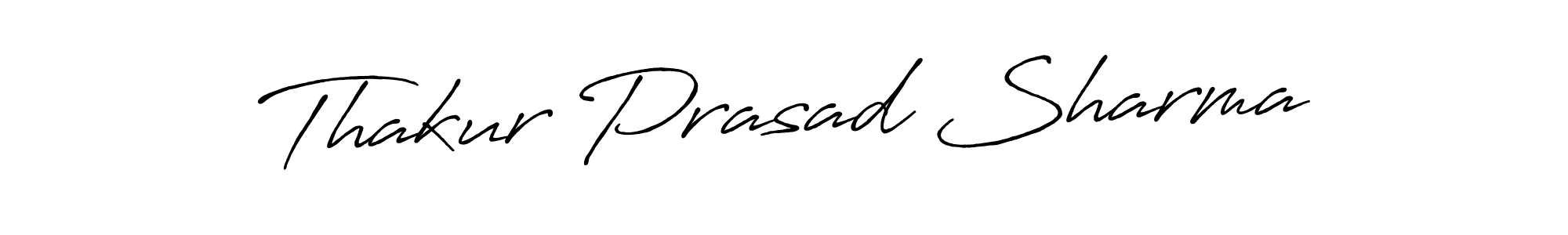 Make a beautiful signature design for name Thakur Prasad Sharma. With this signature (Antro_Vectra_Bolder) style, you can create a handwritten signature for free. Thakur Prasad Sharma signature style 7 images and pictures png