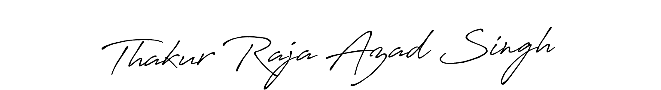 Make a beautiful signature design for name Thakur Raja Azad Singh. With this signature (Antro_Vectra_Bolder) style, you can create a handwritten signature for free. Thakur Raja Azad Singh signature style 7 images and pictures png