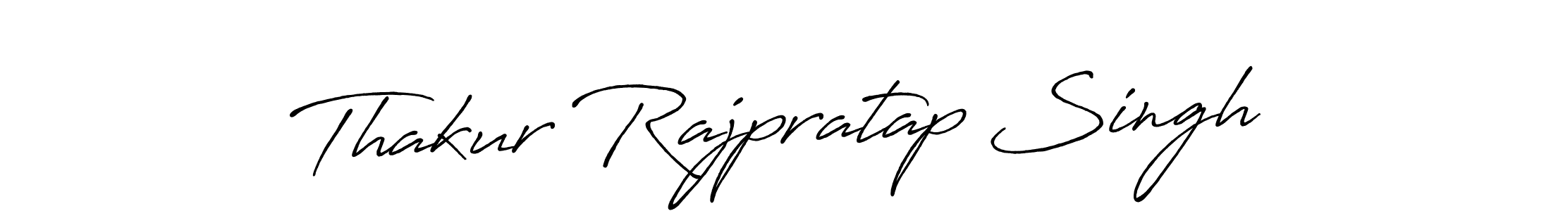 Create a beautiful signature design for name Thakur Rajpratap Singh. With this signature (Antro_Vectra_Bolder) fonts, you can make a handwritten signature for free. Thakur Rajpratap Singh signature style 7 images and pictures png
