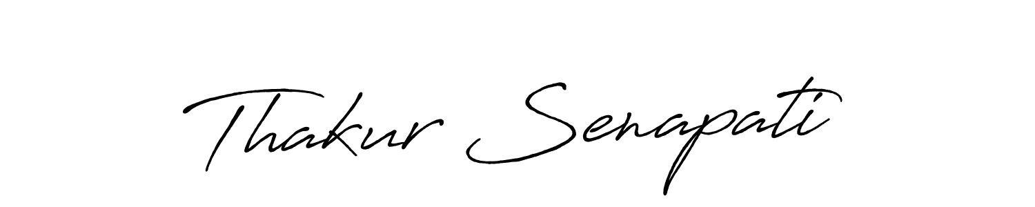 Also we have Thakur Senapati name is the best signature style. Create professional handwritten signature collection using Antro_Vectra_Bolder autograph style. Thakur Senapati signature style 7 images and pictures png