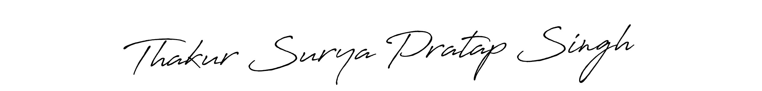 How to make Thakur Surya Pratap Singh signature? Antro_Vectra_Bolder is a professional autograph style. Create handwritten signature for Thakur Surya Pratap Singh name. Thakur Surya Pratap Singh signature style 7 images and pictures png