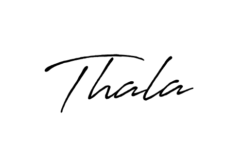 Make a beautiful signature design for name Thala. With this signature (Antro_Vectra_Bolder) style, you can create a handwritten signature for free. Thala signature style 7 images and pictures png