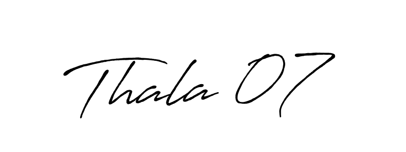 Also we have Thala 07 name is the best signature style. Create professional handwritten signature collection using Antro_Vectra_Bolder autograph style. Thala 07 signature style 7 images and pictures png