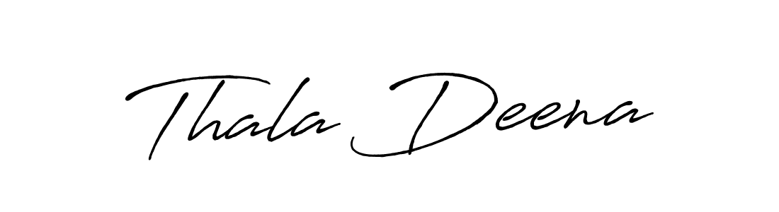 if you are searching for the best signature style for your name Thala Deena. so please give up your signature search. here we have designed multiple signature styles  using Antro_Vectra_Bolder. Thala Deena signature style 7 images and pictures png