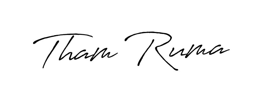 It looks lik you need a new signature style for name Tham Ruma. Design unique handwritten (Antro_Vectra_Bolder) signature with our free signature maker in just a few clicks. Tham Ruma signature style 7 images and pictures png
