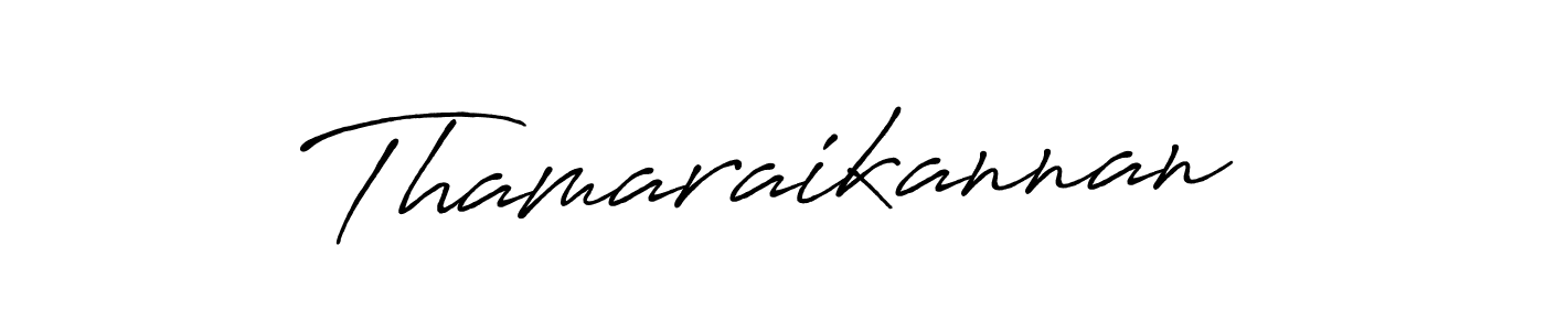 Design your own signature with our free online signature maker. With this signature software, you can create a handwritten (Antro_Vectra_Bolder) signature for name Thamaraikannan. Thamaraikannan signature style 7 images and pictures png