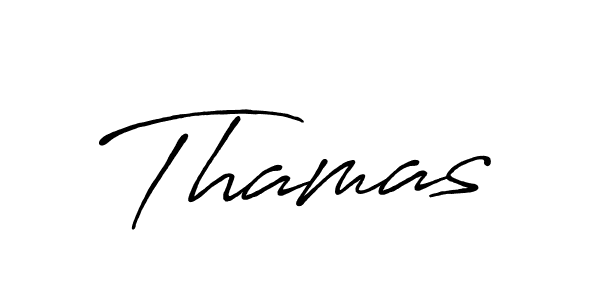 How to make Thamas signature? Antro_Vectra_Bolder is a professional autograph style. Create handwritten signature for Thamas name. Thamas signature style 7 images and pictures png