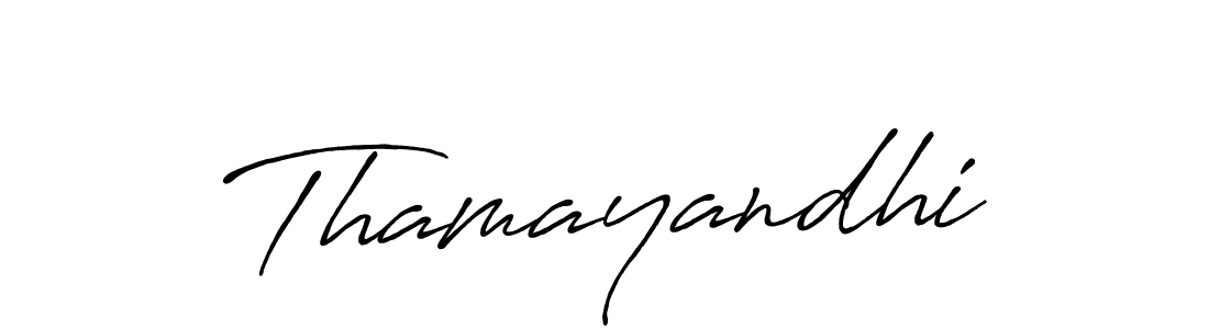 Antro_Vectra_Bolder is a professional signature style that is perfect for those who want to add a touch of class to their signature. It is also a great choice for those who want to make their signature more unique. Get Thamayandhi name to fancy signature for free. Thamayandhi signature style 7 images and pictures png