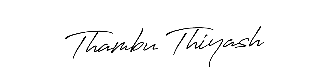 Similarly Antro_Vectra_Bolder is the best handwritten signature design. Signature creator online .You can use it as an online autograph creator for name Thambu Thiyash. Thambu Thiyash signature style 7 images and pictures png