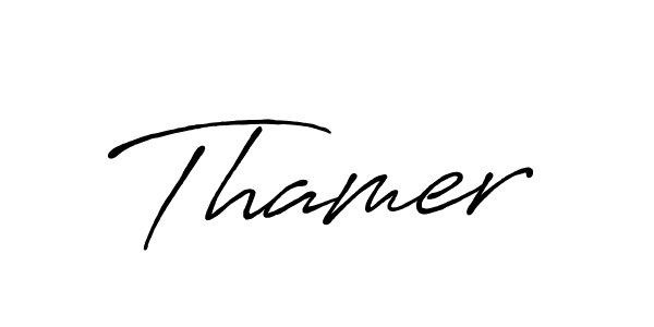 How to Draw Thamer signature style? Antro_Vectra_Bolder is a latest design signature styles for name Thamer. Thamer signature style 7 images and pictures png
