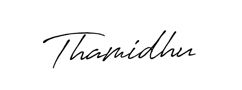 Also we have Thamidhu name is the best signature style. Create professional handwritten signature collection using Antro_Vectra_Bolder autograph style. Thamidhu signature style 7 images and pictures png