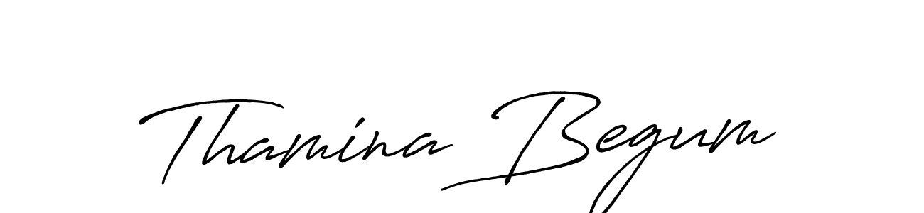 Similarly Antro_Vectra_Bolder is the best handwritten signature design. Signature creator online .You can use it as an online autograph creator for name Thamina Begum. Thamina Begum signature style 7 images and pictures png