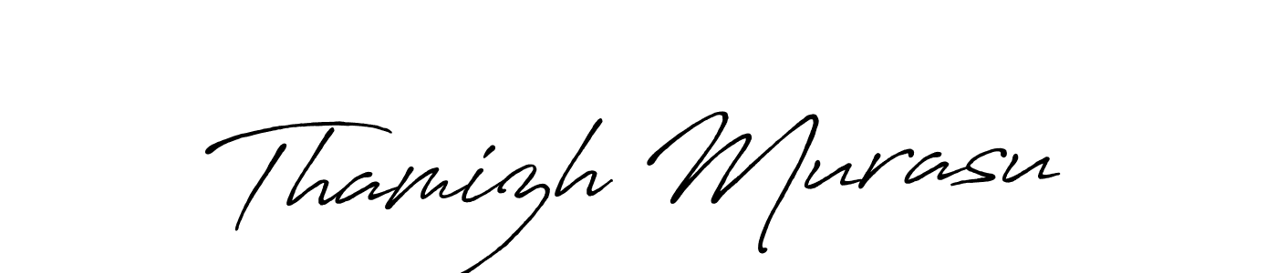Make a beautiful signature design for name Thamizh Murasu. With this signature (Antro_Vectra_Bolder) style, you can create a handwritten signature for free. Thamizh Murasu signature style 7 images and pictures png
