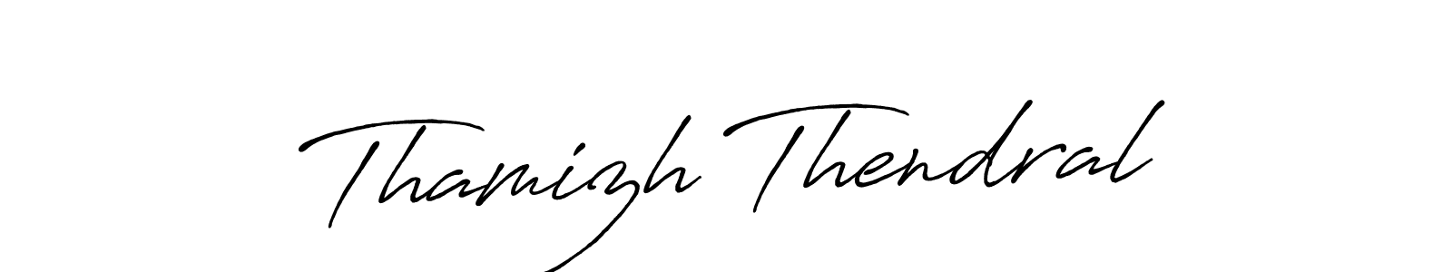 Use a signature maker to create a handwritten signature online. With this signature software, you can design (Antro_Vectra_Bolder) your own signature for name Thamizh Thendral. Thamizh Thendral signature style 7 images and pictures png