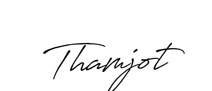 Make a beautiful signature design for name Thamjot. Use this online signature maker to create a handwritten signature for free. Thamjot signature style 7 images and pictures png