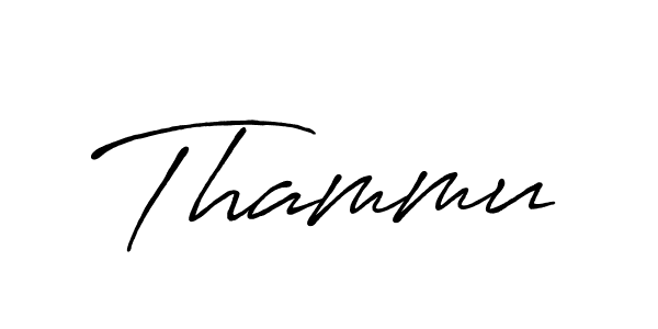 Thammu stylish signature style. Best Handwritten Sign (Antro_Vectra_Bolder) for my name. Handwritten Signature Collection Ideas for my name Thammu. Thammu signature style 7 images and pictures png